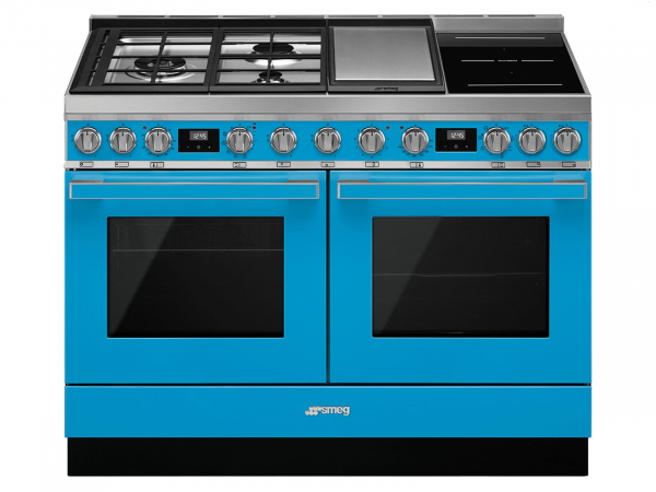 SMEG CPF 120 IGMPTD Kochzentrum Türkisblau